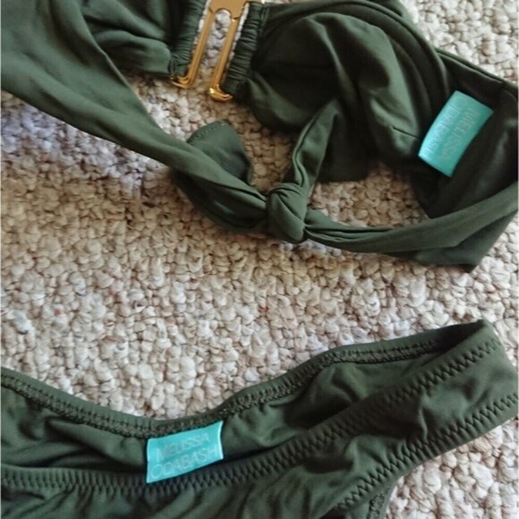 Melissa Odabash TWO-PIECE SWIMSUIT in army green - Picture 6 of 12